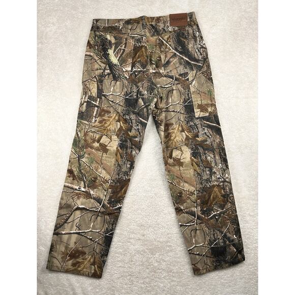 Wrangler Pro Gear Realtree AP Camo Jeans Mens 36x31 Hunting Pants PG001AP Cotton - Picture 2 of 8